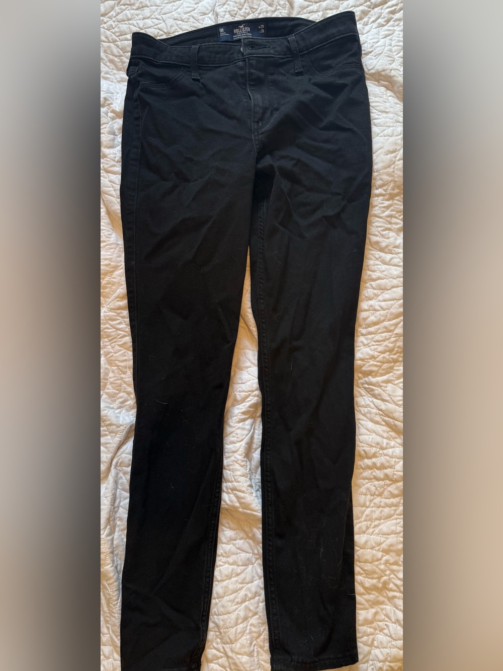 Hollister black jean leggings